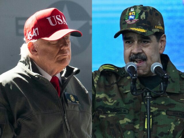 US President Donald Trump (L) used elite troops to seize Venezuela's leader Nicolas M