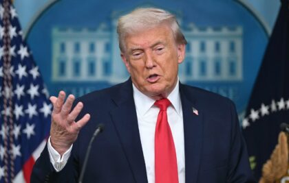 US President Donald Trump said he would hold meetings on Greenland in Davos