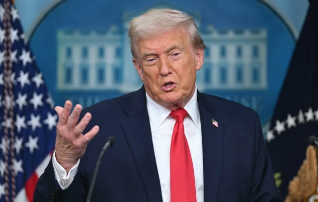 US President Donald Trump said he would hold meetings on Greenland in Davos