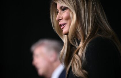 US President Donald Trump and first lady Melania Trump attended the world premiere of Amaz