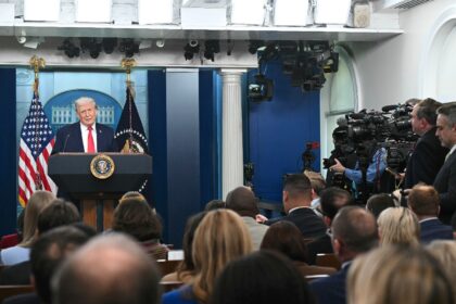 US President Donald Trump marks his first year in power with a rambling press conference w