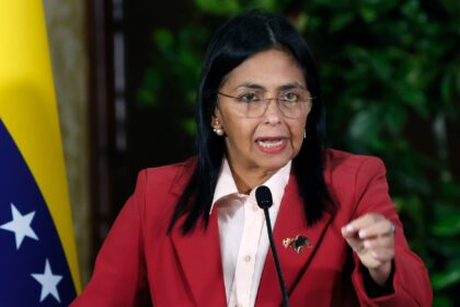 Venezuela's Vice President Delcy Rodriguez, hailed by President Donald Trump as coope