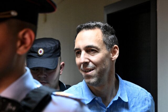 Vinatier was serving a three-year sentence for violating Russian 'foreign agent'