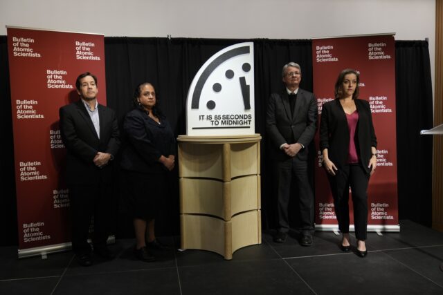 Doomsday Clock The Associated Press