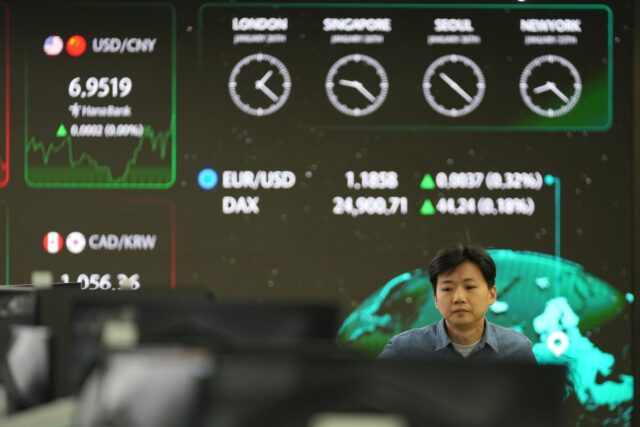 South Korea Financial Markets The Associated Press