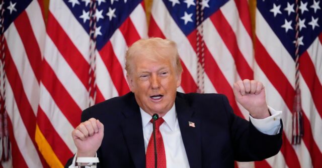 
                            Trump says he may punish countries with tariffs if they don’t back the US controlling Greenland - Breitbart