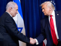Title: APTOPIX Trump Netanyahu Image ID: 25363756466367 Article: President Donald Trump sh
