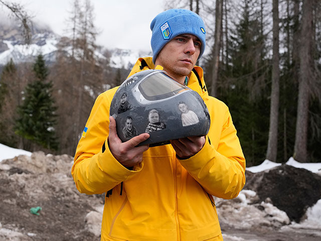 Title: APTOPIX Milan Cortina Olympics Skeleton Image ID: 26043525434694 Article: Ukrainian