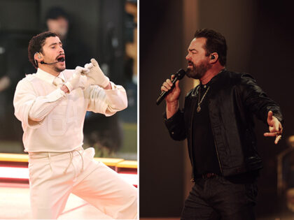 SANTA CLARA, CALIFORNIA - FEBRUARY 08: Bad Bunny performs onstage during the Apple Music S