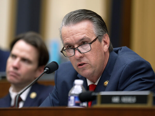 U.S. Rep. Barry Moore (R-AL) questions Special Counsel Jack Smith as he testifies during a