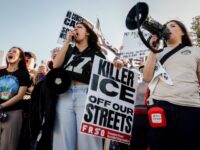 VIDEO: Leftist Protesters Show Up Outside of Super Bowl for Anti-ICE Protest