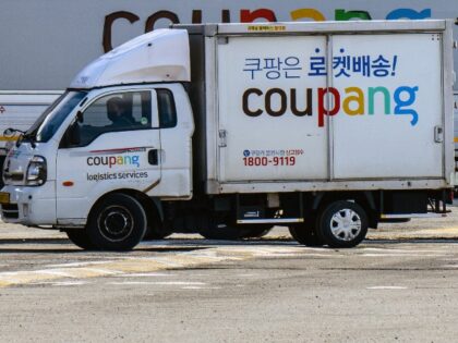 Coupang delivery truck