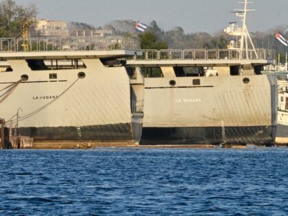 Cuban coast guard ships docked at the port of Havana on February 25, 2026. Cuba's coa