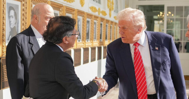 Far-Left Colombian President Petro Meets Trump at White House