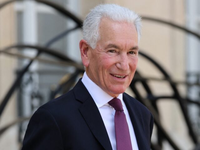 Charles Kushner, the new US ambassador to France and Monaco, leaves the Elysee Presidentia