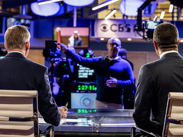 NEW YORK - SEPTEMBER 29: CBS News Co-Anchors, John Dickerson and Maurice DuBois. (Photo by
