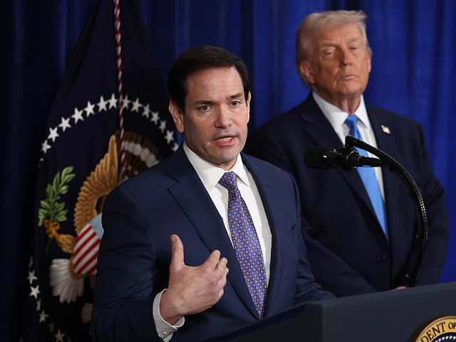PALM BEACH, FLORIDA - JANUARY 03: U.S. Secretary of State Marco Rubio speaks during a pres
