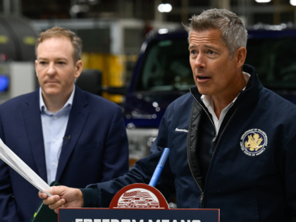 Lee Zeldin, administrator of the US Environmental Protection Agency (EPA), left, and Sean