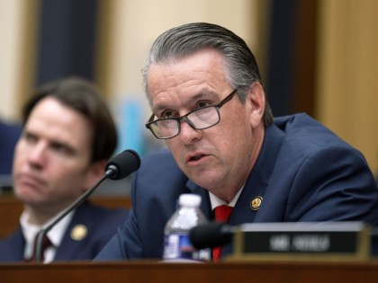 WASHINGTON, DC - JANUARY 22: U.S. Rep. Barry Moore (R-AL) questions Special Counsel Jack S