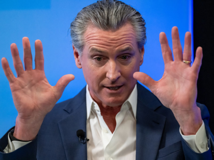 Gavin Newsom, governor of California, during an interview in San Francisco, California, US