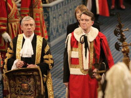 LONDON - NOVEMBER 18: (EDITOR'S NOTE: Alternative crop of image # 93192470) Secretary of S