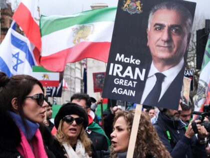 LONDON, UNITED KINGDOM - FEB 08, 2026 - Iranian protest against the Islamic Republic of Ir