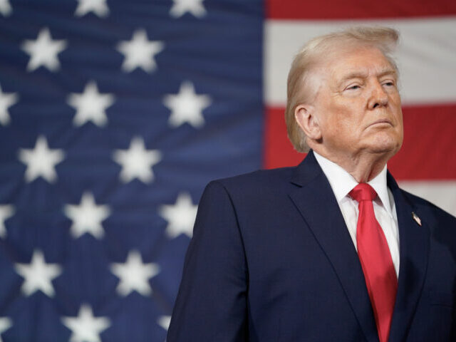 FORT BRAGG, NORTH CAROLINA - FEBRUARY 13: U.S. President Donald Trump speaks during a visi