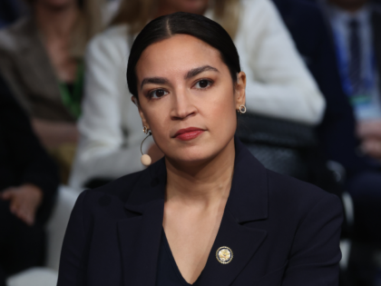 MUNICH, GERMANY - FEBRUARY 13: Alexandria Ocasio-Cortez, U.S. representative for New York'