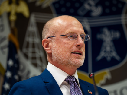 Brendan Carr, commissioner at the Federal Communications Commission (FCC), speaks during a