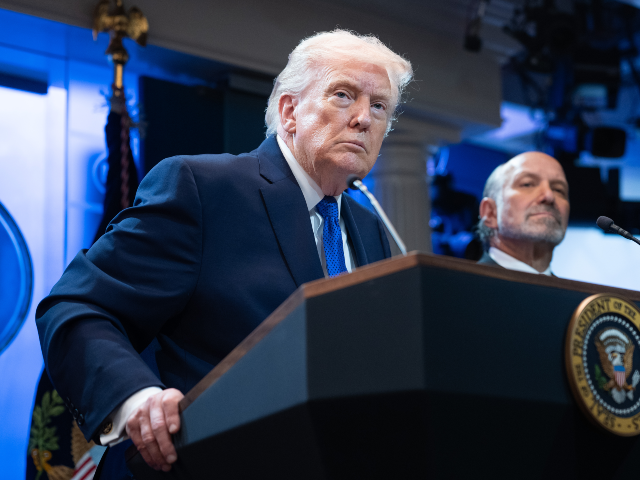 WASHINGTON, DC - FEBRUARY 20: U.S. President Donald Trump answers questions during a press