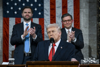WASHINGTON, DC - FEBRUARY 24: U.S. President Donald Trump delivers the State of the Union