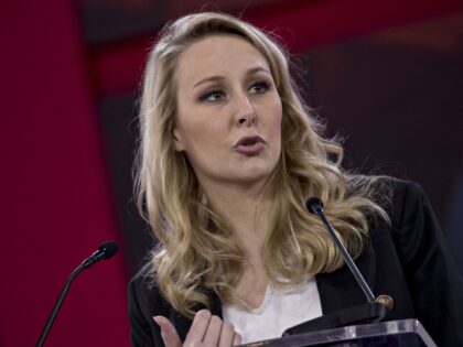 Marion Marechal-Le Pen, France's National Front politician, speaks at the Conservative Pol