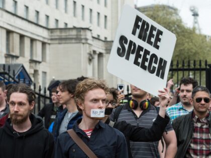 LONDON, UNITED KINGDOM - APRIL 23: Hundreds of supporters of Mark Meechan aka Count Dankul