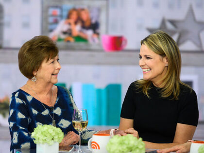 Savannah Guthrie and mom Nancy, Jenna Bush Hager on Wednesday, April 17, 2019 -- (Photo by
