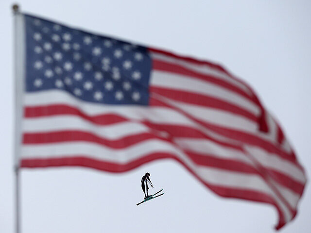 Christopher Lillis of Team United States competes during Men's Aerials Qualifications on d
