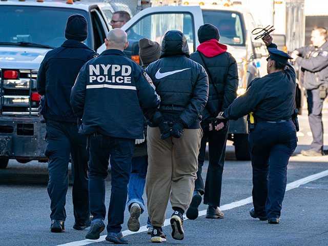 Many Pro Palestinian protesters were arrested after they blocked all traffic on the Manhat