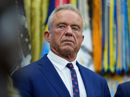 Robert F. Kennedy Jr., US secretary of Health and Human Services (HHS), during an announce