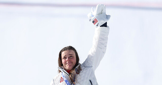 
                            WATCH: Breezy Johnson Breaks Down in Tears During Nat'l Anthem After Capturing Team USA's First Gold Medal