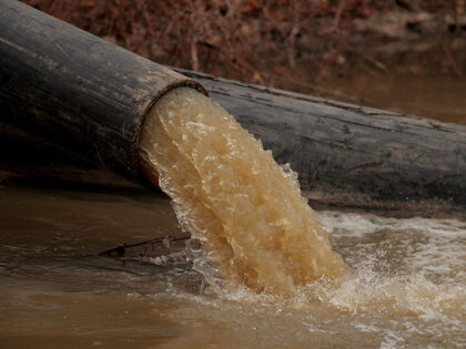 Pumps and pipes divert raw sewage into the C&O Canal and around a broken section of the Po