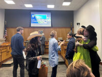 Torrie Martin, whose family farm is directly next door to the data center's proposed site,