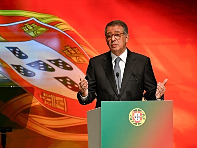 CALDAS DA RAINHA, PORTUGAL - FEBRUARY 08: Socialist Party supported President Elect Antón