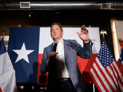 Ken Paxton, Texas attorney general and Republican US Senate candidate, speaks during a cam