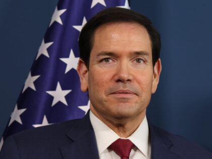U.S. Secretary of State Marco Rubio arrives to meet with German Chancellor Friedrich Merz