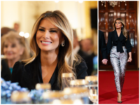Fashion Notes: Melania Trump Makes Black Tie Modern in Dolce & Gabbana
