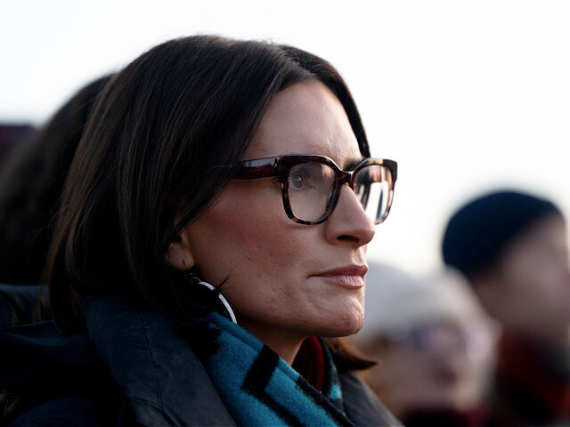 Minnesota-Lt-Gov-Peggy-Flanagan-Jan9-2026-getty ST. PAUL, MINNESOTA - JANUARY 09: Minnesota Lt. Gov. Peggy Flanagan looks on during a vigi