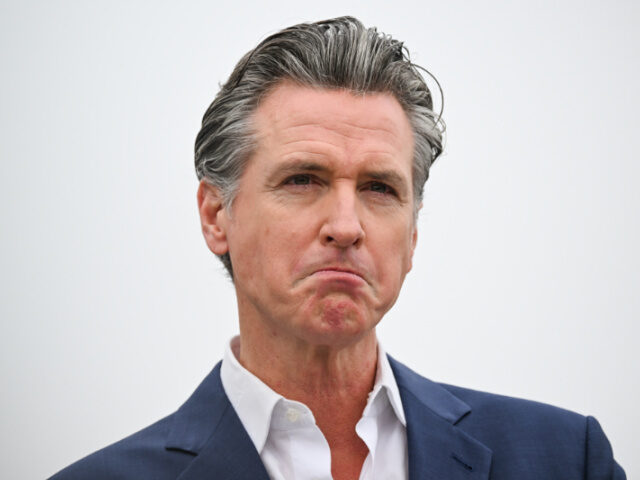 Governor Gavin Newsom speaks during a press conference of housing & homelessness with