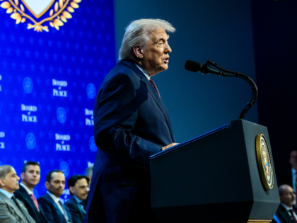 President Donald Trump participates in the Board of Peace Charter Announcement and Signing