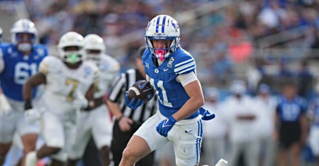 BYU Standout Receiver Parker Kingston Charged with Felony Rape in Utah