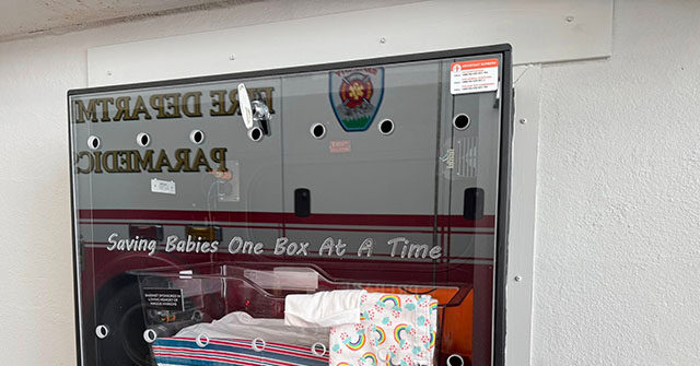 Fire Station Opens South Dakota’s First Safe Haven Baby Box