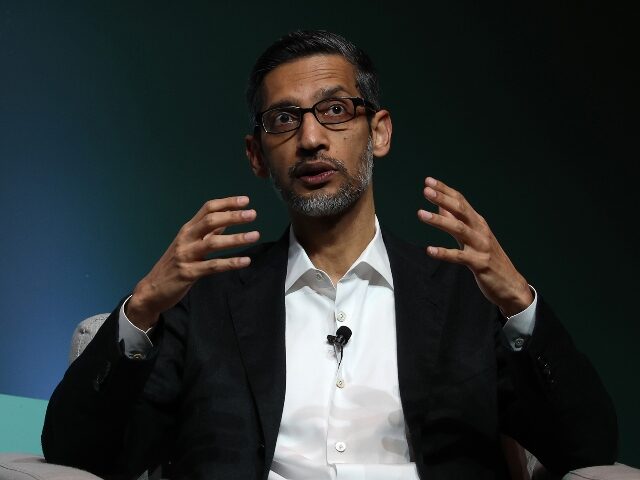 Sundar Pichai of Google is surprised by the DOJ